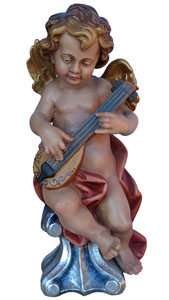 Putto with mandolin