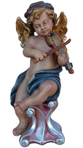 Putto with violin
