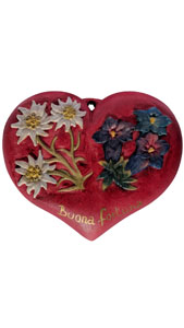Heart with edelweiss and gentian (IT)